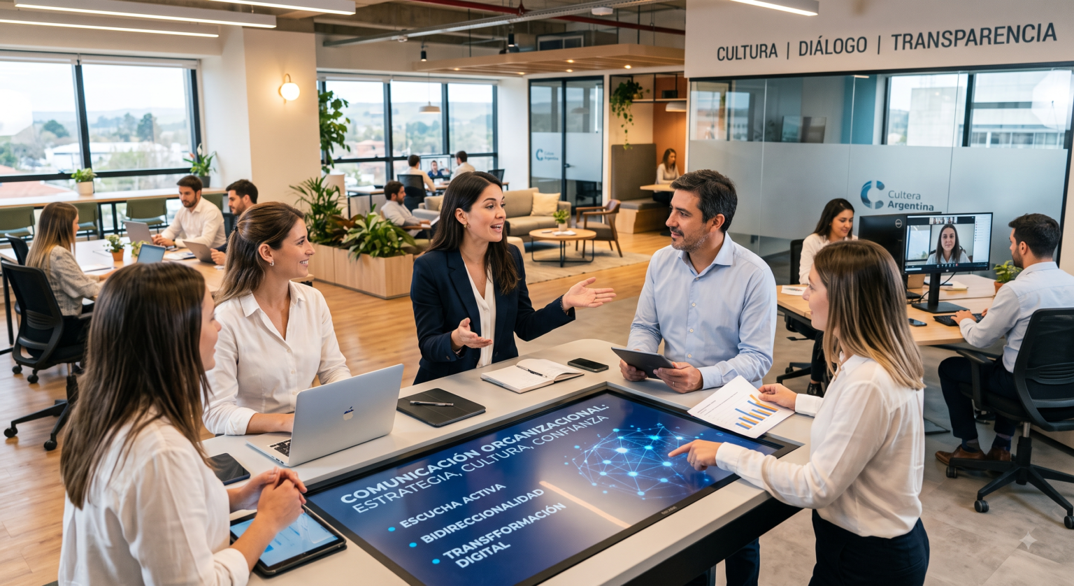 equipo de comunicación organizacional